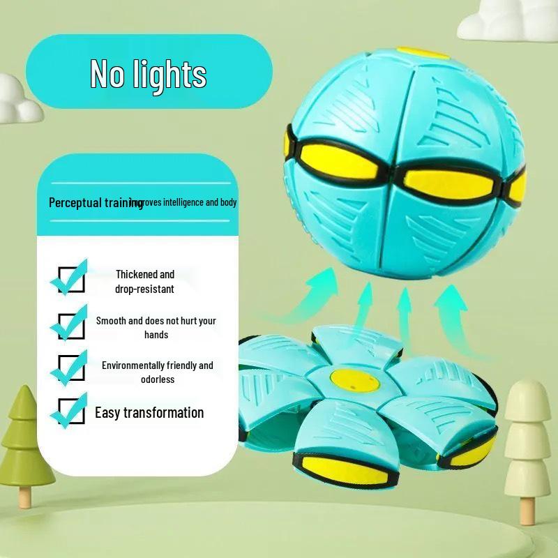 Elastic Stomp Ball: Magical Transforming Saucer - Indoor/Outdoor Educational Toy for Kids