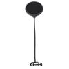 Microfone Pop Filter Camada Dupla Malha de Nylon Escudo Pop para Microfone com Clipe Gooseneck Flexível 360° para