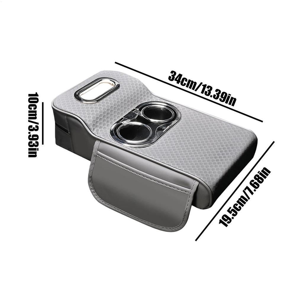 Armrest Storage Box Ergonomic Long-Lasting Organization Car Center Console Storage Box For Family Adults Men Women Automotive