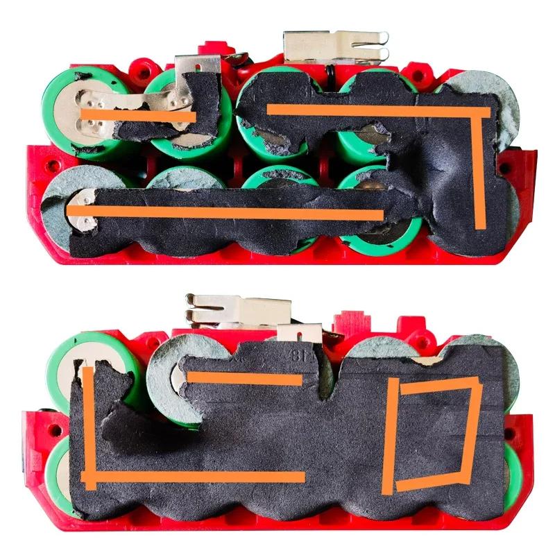 BAT618 Lithium Ion Battery Plastic Case Box Shell PCB Protection Circuit Board For Bosch 18V Li-ion Battery BAT609 6Ah Sticker