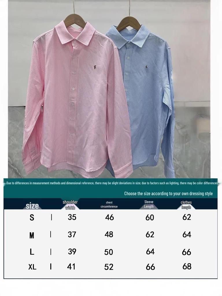 Ralph Lauren Early Spring Striped Long Sleeve Blouse