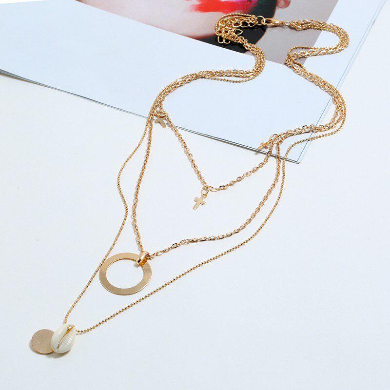 Fashion Shell Boho Necklaces & Pendants for Women Multilayer Chain