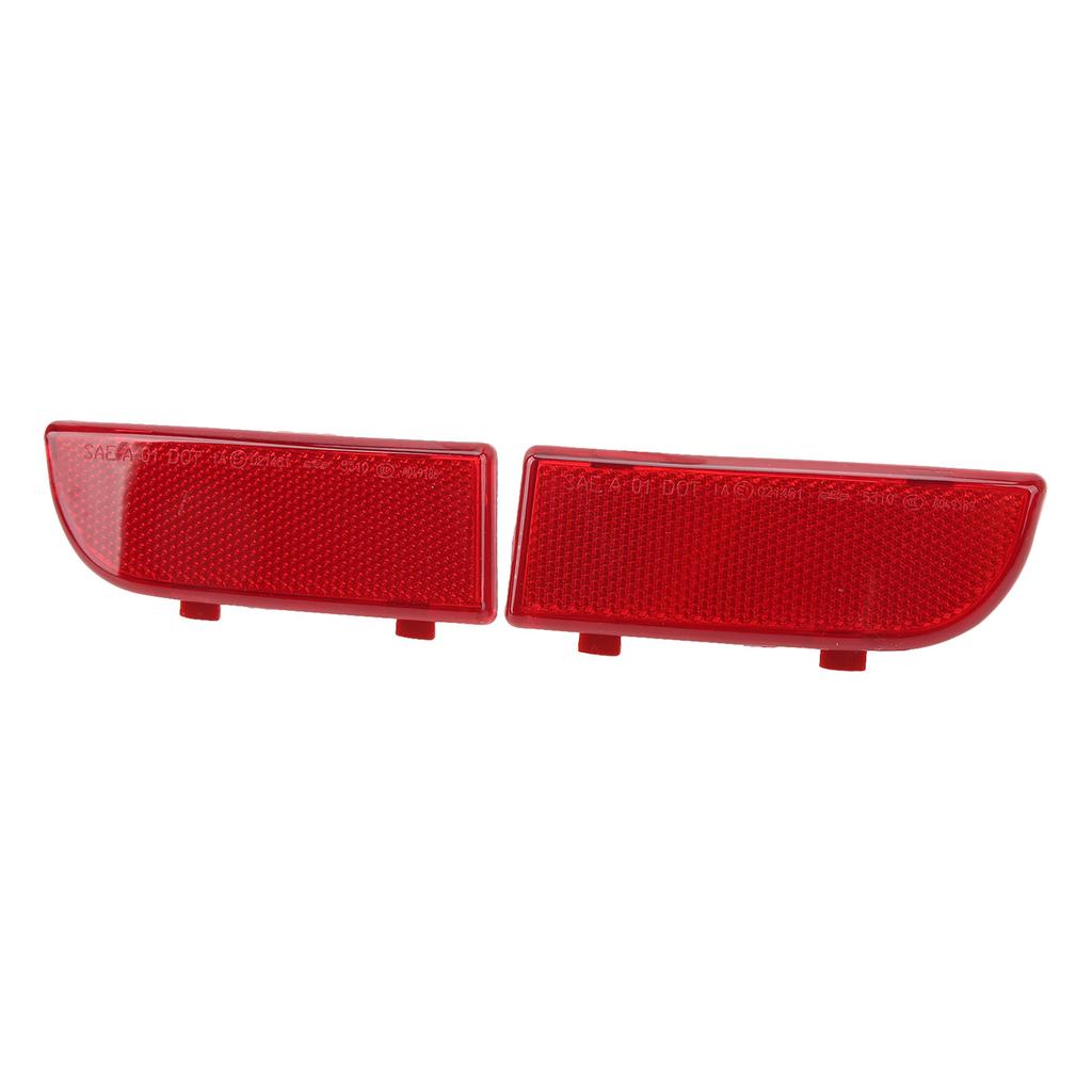 1 Pair Rear Bumper Reflector 6398260440 Left Right Red Tail Bumper Light Reflector Replacement for Mercedes‑Benz Vito