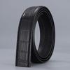 First Layer Cowhide Automatic Belt Men'S Business Crocodile Pattern Dragon Green Belt Wide Waist Seal