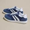 Fashion Women's Fashion White Striped Breathable Sneakers Lightweight Non Slip Sports Shoes for Women Green Lace Up Casual Sneakers
