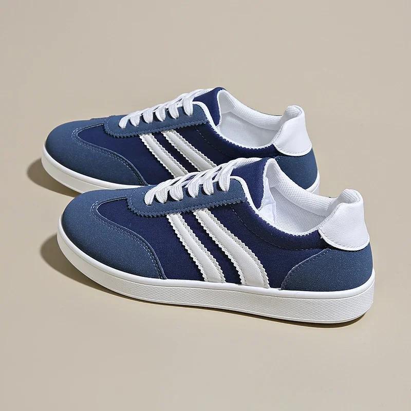 Fashion Women's Fashion White Striped Breathable Sneakers Lightweight Non Slip Sports Shoes for Women Green Lace Up Casual Sneakers