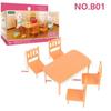 Forest Animal 1/12 Dollhouse Furniture Bedroom Kitchen Bathroom Set Miniature Simulation Dolls Accessories DIY Toys Girls