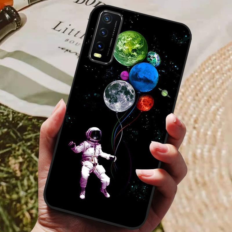 For Vivo Y11S Case Silicone Soft TPU Phone Cover For Vivo Y12s V2027 Case Cartoon Case Protective Bumper For Vivo V2032 Y11s