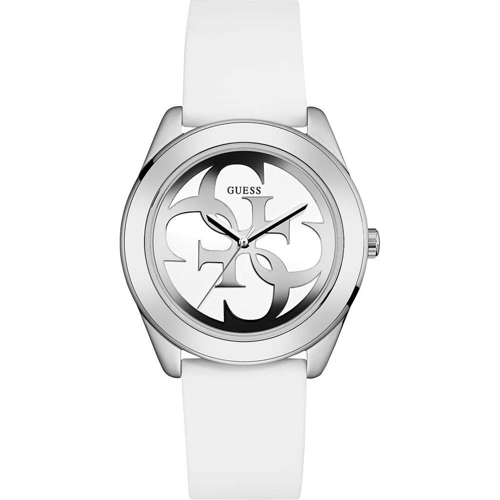 GUESS G Twist White Stainless Steel, Silicone/Rubber Ladies Quartz Watch W0911L1 белый