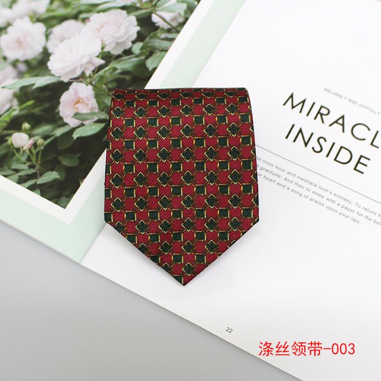 9cm Bedruckte Herrenkrawatte, Business Casual Britische Anzugkrawatte