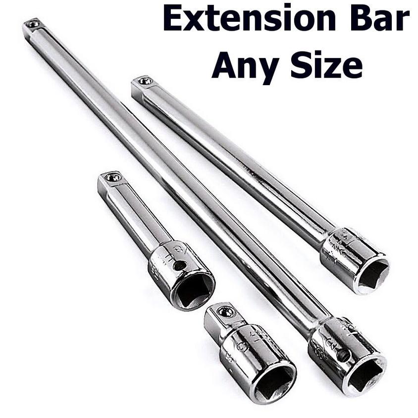 Craftsman's Lifetime Guarantee 1/4" 3/8" 1/2" Drive Extension Bar Socket Adapter