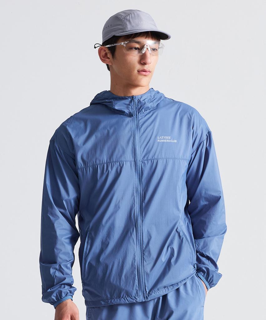 Lazybee [Summer] Ultralight Packable Air Glide Reflect Windbreaker Jacket W Blue