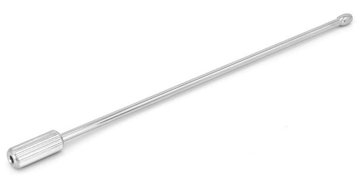 StainBall 18cm Pierced Urethral Rod - UrethralPlay - Urethral Rods