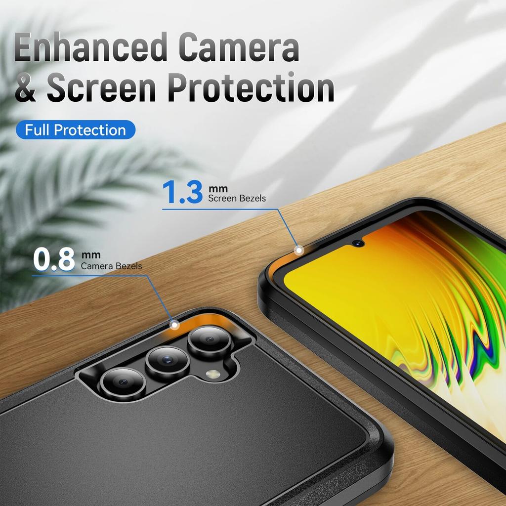 Rahat Güçlü Kılıf Samsung Galaxy S24 Ultra S23 FE S22 S21 S20 Artı A15 A55 A35 A54 A14 A53 A05S Telefon Aksesuarları