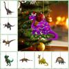 Acrylic Christmas Tree Dinosaur Pendant Decorative Acrylic Christmas Tree Decoration  New Year