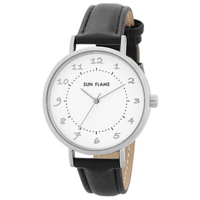 J-AXIS Women's MJG-B26-BK (Women's Sun Flame) Round Watch Black Alloy Analog