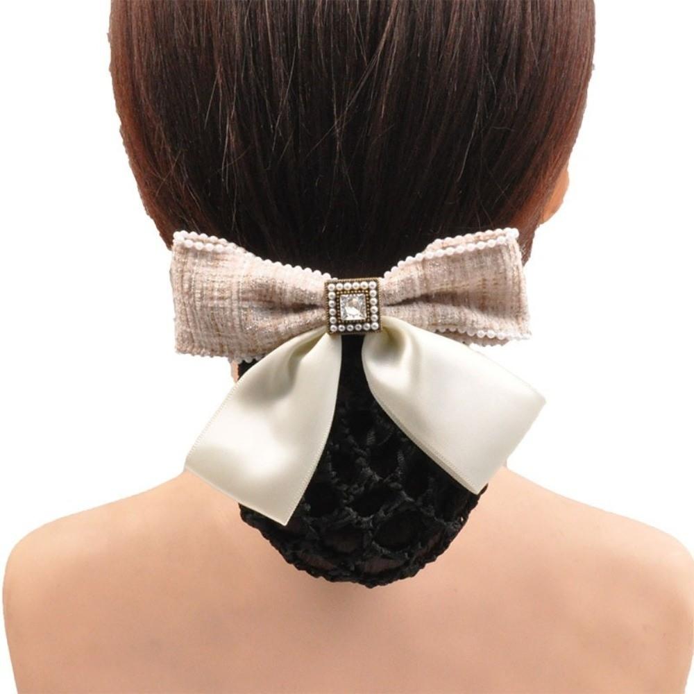 Fine Mesh Bun Snood Hair Clip Loose Mesh Nurses Spring Clip New Net Bun Hair Cover  Formal Events