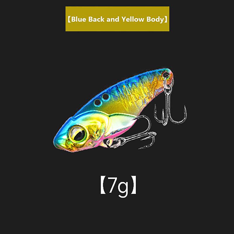 1Pcs 3.5-15G Metal Spinner Fishing Bait Vib Spoon Fishing Lure Crankbait Bass Artificial Hard Baits Cicada Vib Fishing Tackle