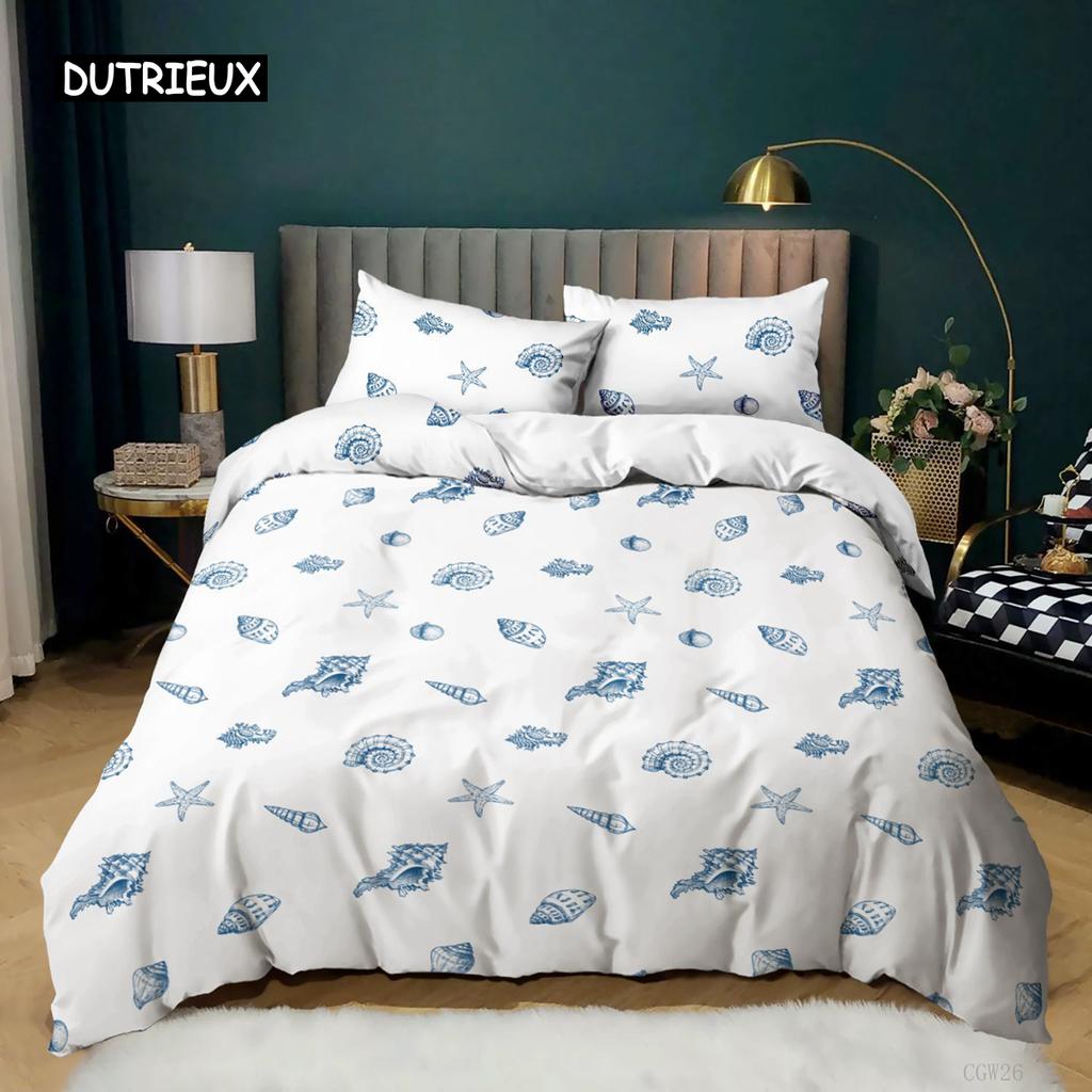 Set Husă Duvet Înghețată Set de Lenjerie de Pat Colorat Înghețată Stil Dulce pentru Copii Fată Microfibră Vară Queen King Size Husă Plapumă