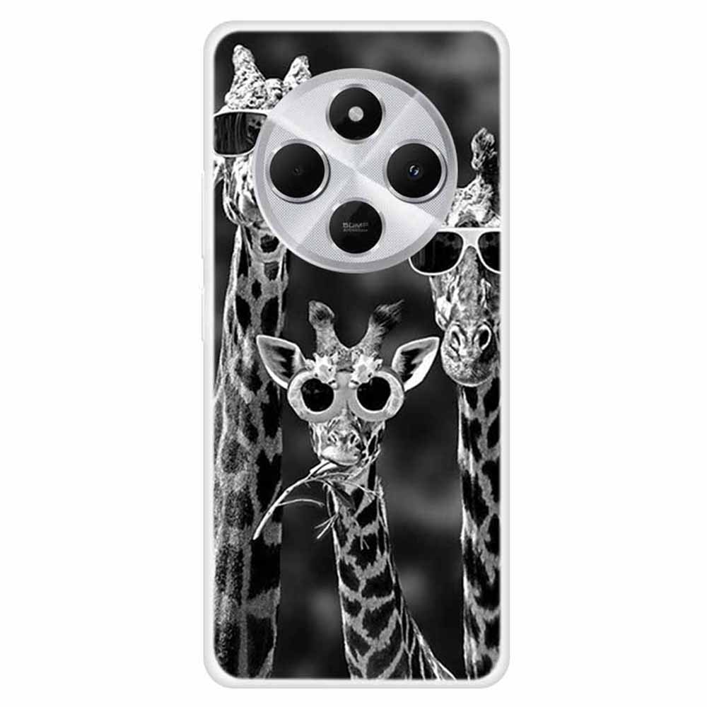 TPU Case for Xiaomi Redmi 14C 4G/14R 5G/Poco C75 4G Pattern Printing Anti-Drop Phone Back Cover