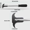Grease Seal Removal Tool Steel Oil Seal Installation And Pick Tool Dual Hook Tips Long Handle Design Grease Seal Picking For SUV
