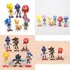 Sonic The Hedgehog Figures Pvc Collectible Ornaments For Kids And Fans