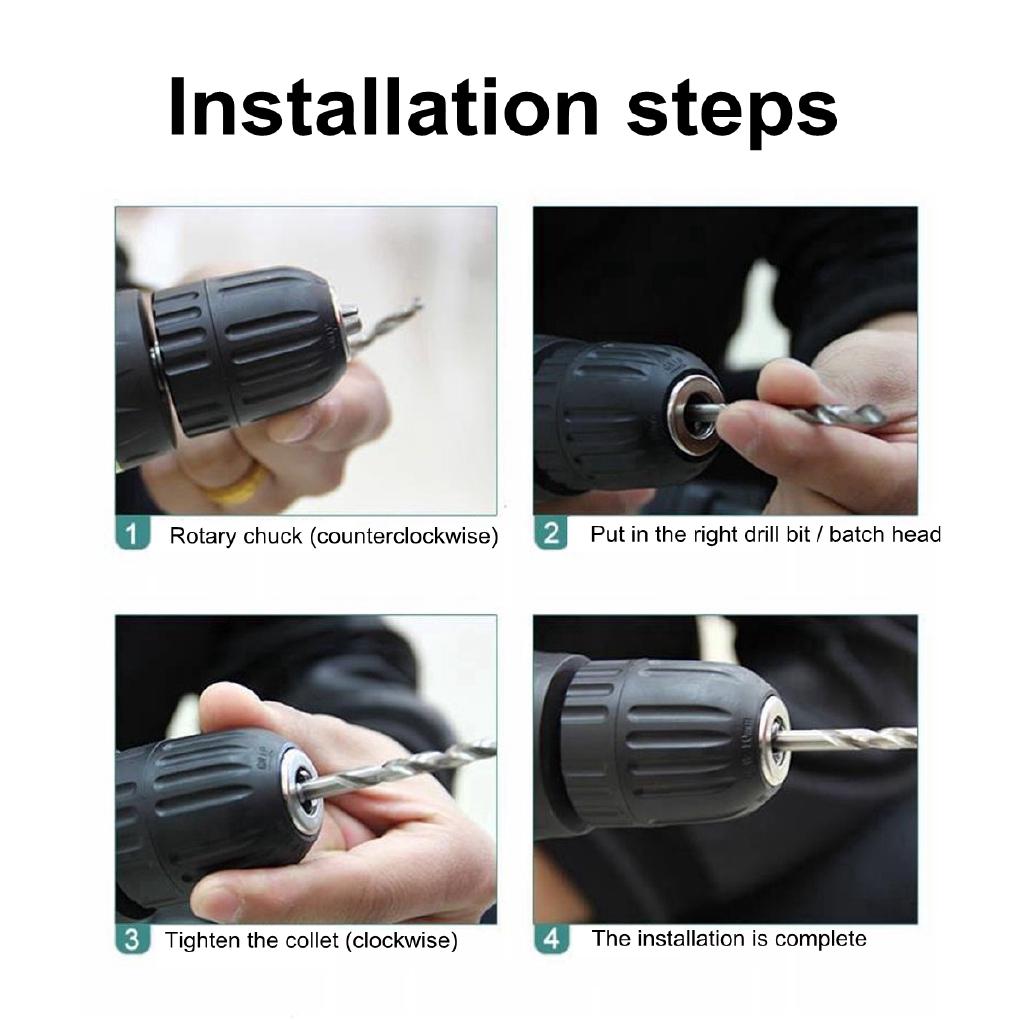 12V LED Cordless Electric Drill Driver Screwdriver