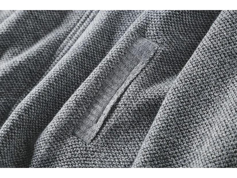 Men's Autumn/Winter Thick Hooded Knitted Cardigan Sweater Jacket