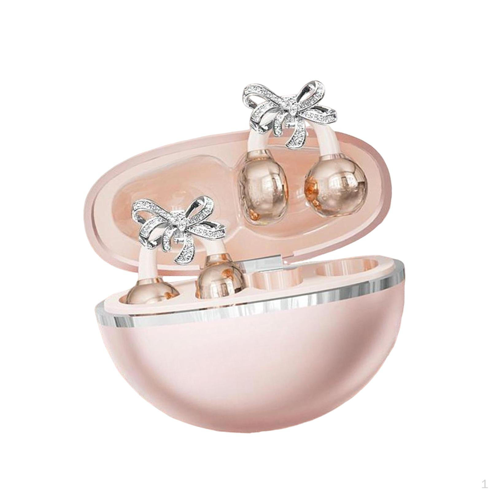 

Clip on Earbuds Open Ear Headphones for Women with Detachable Bowknot Earring Running Gift