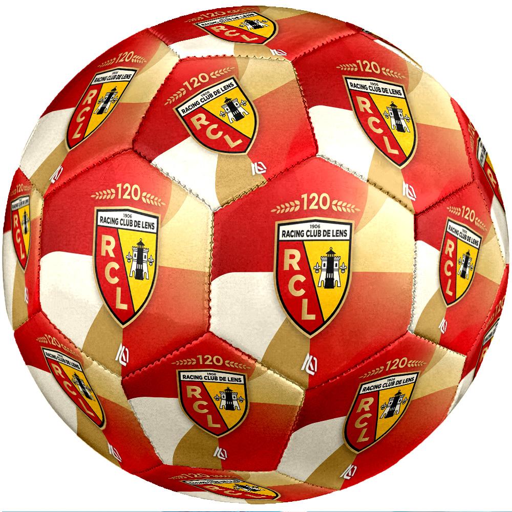 Lens FC Size 5 Standard Football Durable Training Match Soccer Ball for Adult Outdoor Sports