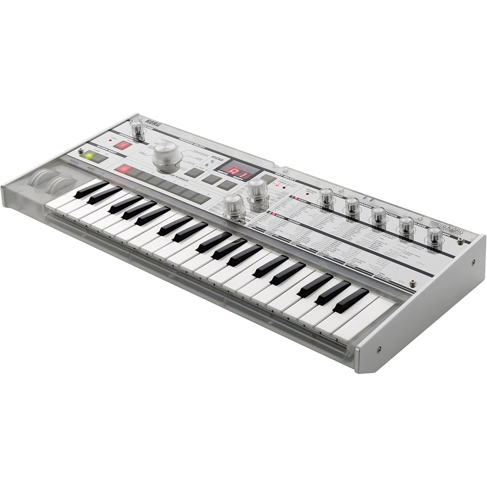 KORG KORG Analog Modeling Synthesizer, MicroKorg Crystal 20th Anniversary Model Vocoder, Battery ...