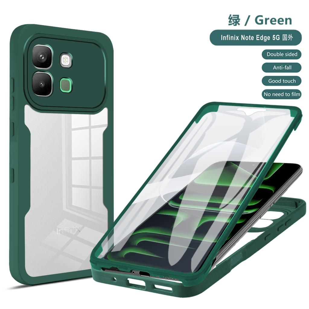 Full Body Protection Shockproof Case for Infinix Note Edge 5G Protective Cover Screen Protector Fundas Coque