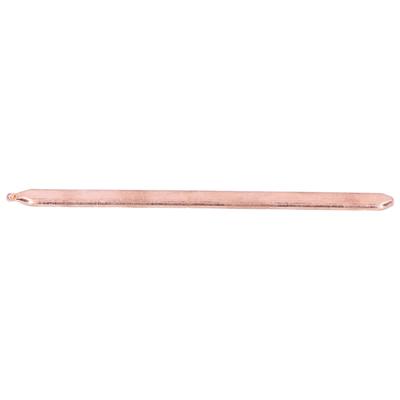 Flaches Heatpipe Messing Wärmeleitfähiges Messingrohr für Computer Laptop Zubehör 130mm