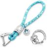 Crystal Car Keychain For Women Key Chain Accessories With Rhinestones Keyring Short Rope Christmas Gifts Jewelry Accessories New