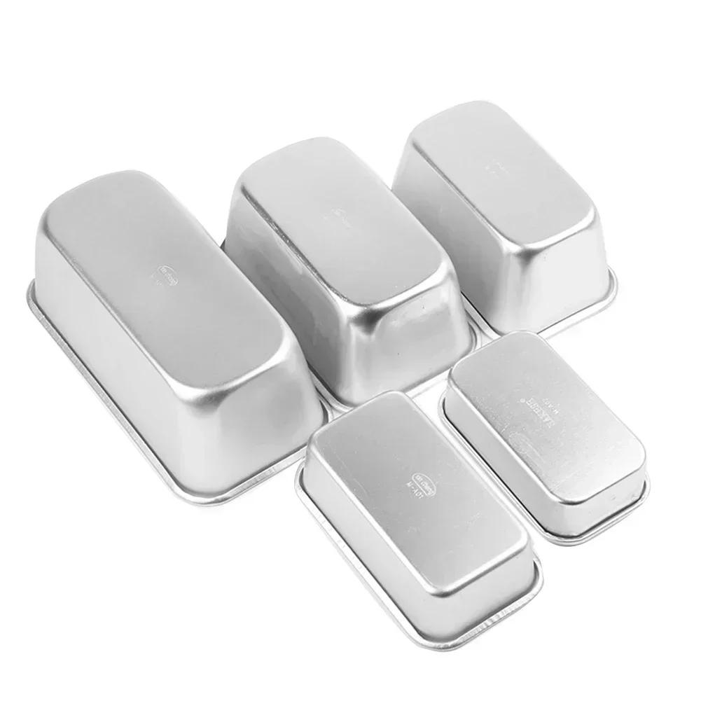 1 Moule Carré Boîte Outil de Cuisson Alliage d'Aluminium Antiadhésif Pain Gâteau au Fromage Pain de Mie Moule à Gâteau DIY Cuisine Cuisson