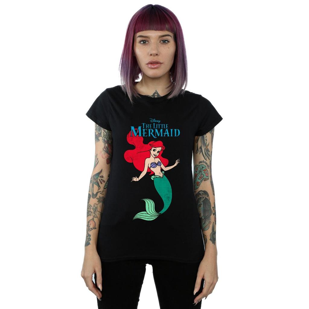 Disney Womens/Ladies The Little Mermaid Line Ariel Cotton T-Shirt