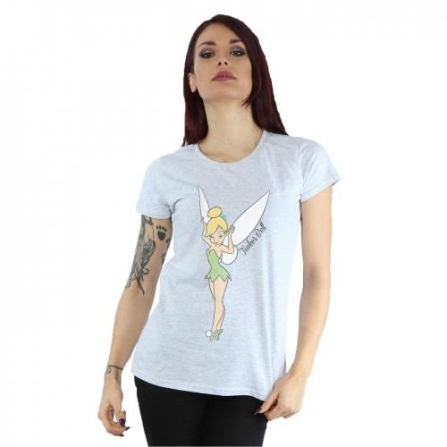 Disney T-shirt Classica in Cotone per Donna/Signora con Campanellino