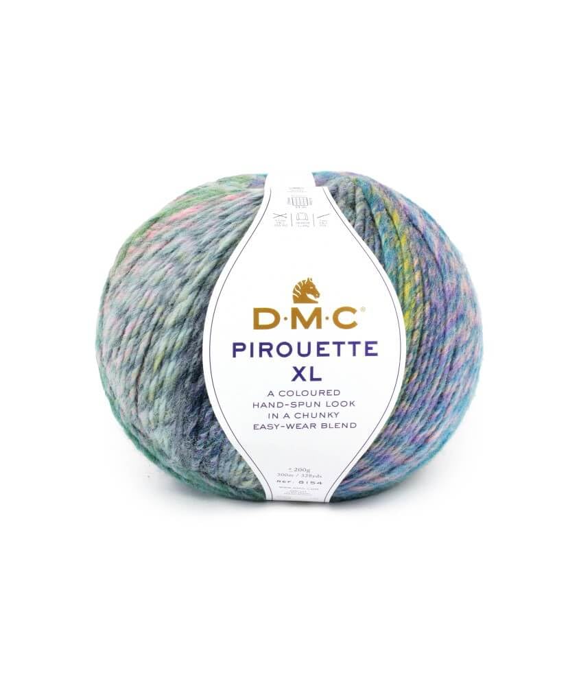 

DMC PIROUETTE XL Пируэт Очень Толстая Желтая Холодная DMC8154 Пряжа, #1102, Цвета, 200г, 300м,