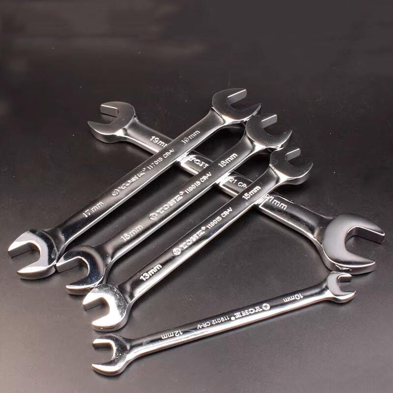 Metric Mirror Open-end Wrench