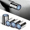hijk1 4Pcs Metal Car Wheel Tire Valve Caps Stem Case Cover For Volkswagen VW T-ROC Beetle Polo Golf Touran Transporter Touareg Passat