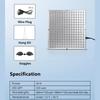 45W LED Red Light Panel 225 LEDs 660nm 850nm Near Infrared Light Device for Face Body Skin Care Beauty