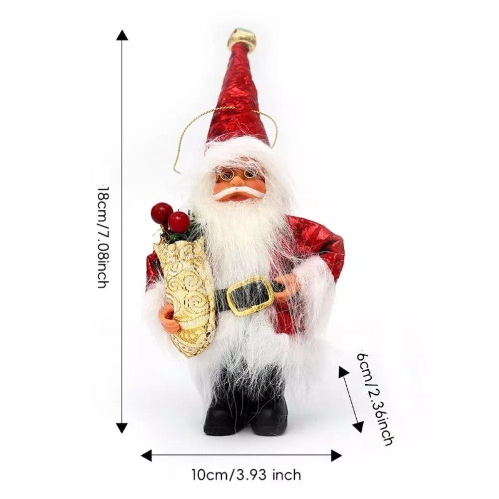 New Year Standing Hooded Santa Claus Creative Christmas Decorations New Christmas Gifts Pendant