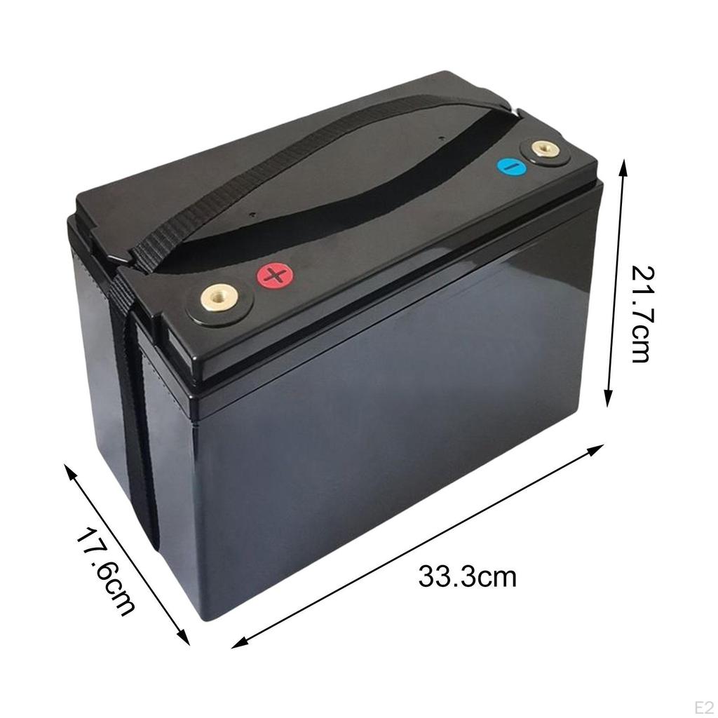 Battery Carrier Case Multi Purpose Sturdy Waterproof Containers for RV Motorcycle