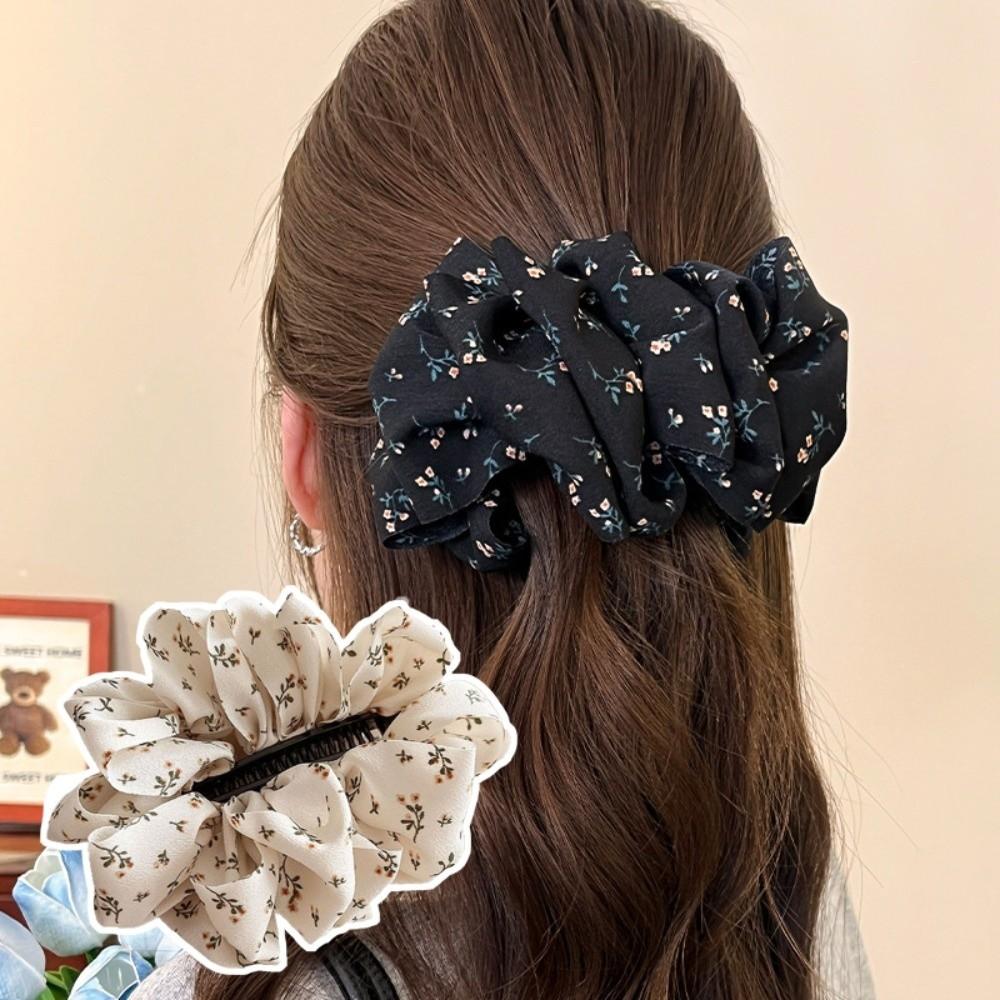 Cloth Hair Claw Clips Polka Dot Ponytail Clip Elegant Banana Clip Hair Clip  Hair Accessories