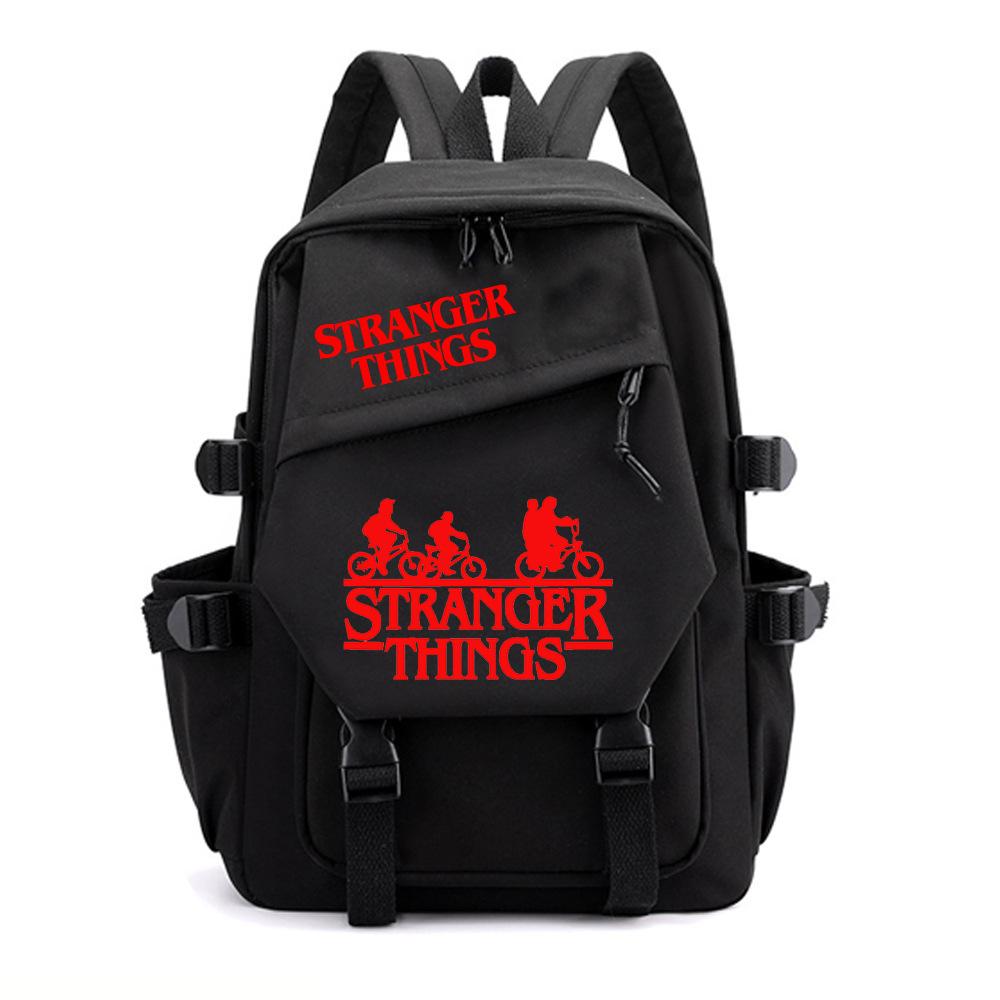 American Tv Stranger Things Stranger Things Printed School Bag Male Female Elementary High School Student Backpack