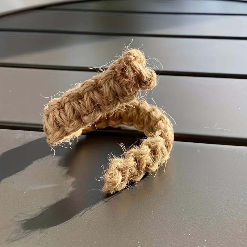 4 buc Legături Perdea, Frânghie Perdea Împletită Clip Perdea Suport Perdea pentru Dormitor Living Decor Acasă