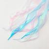 Fantasy Colored Flat Silk Shoelace Sneakers Rope Laces Shoe Accessories 4cm Wider Chiffon Yarn Shoelaces 80/100/120/140CM 1Pair