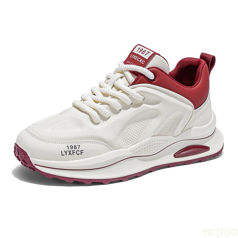 Men's Spring New Low cut Soft soled Breathable Shoes Color blocked Versatile Trendy Casual Simple Wear resistant Sports Shoes