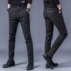 Men's Spring and Autumn Pants New Trendy Korean Edition Business Vintage Slim Fit Elasticity Straight All-match Trousers