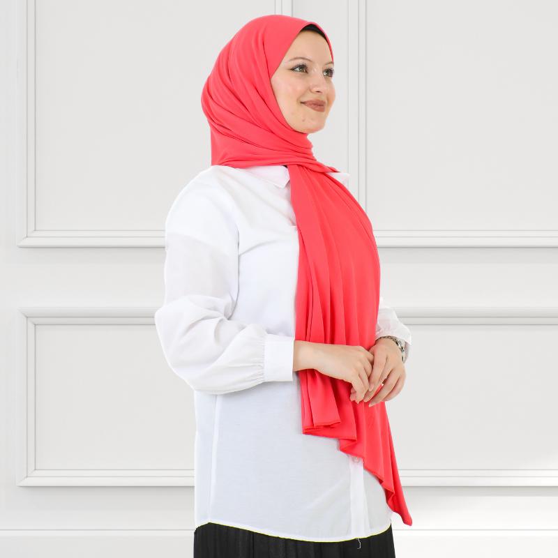 Hijab für Damen, Viskose-Schal, leicht, muslimischer Hijab, langer Schal, islamische Schals, türkisches Seiden-Kopftuch für Damen